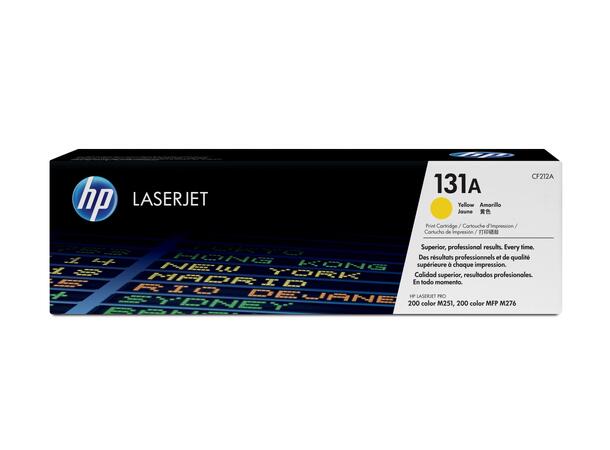 Toner HP CLJ Pro 200 Color M251/276  gul 1.800 sider ved 5 % CF212A 
